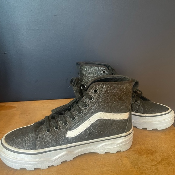 Black Sparkle Vans - Picture 2 of 6